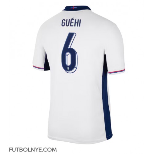 Camiseta Inglaterra Marc Guehi #6 Primera Equipación Eurocopa 2024 manga corta